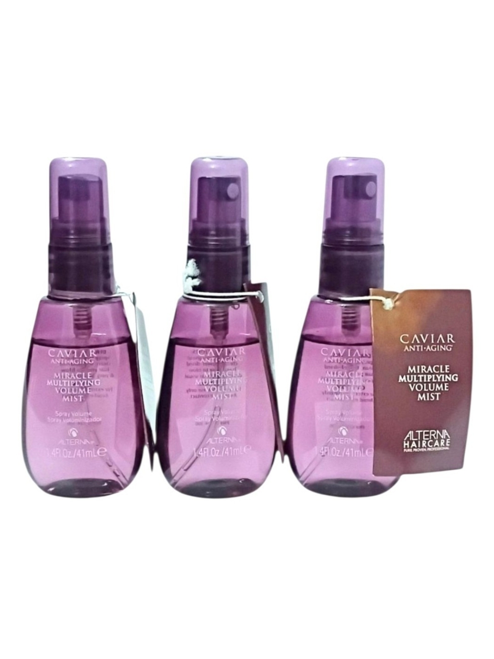 Alterna Caviar Anti-Aging Miracle Multiplying Volume Mist 1.4oz x3 NEW